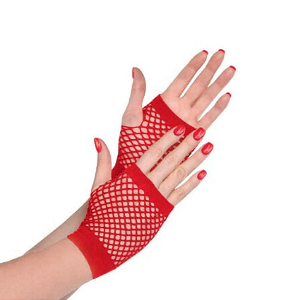 Red Short Gloves