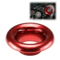 thumbnail image 1 of Red Short Ram Cold Air Intake Turbo Horn Aluminum Velocity Stack Adapter, 1 of 5
