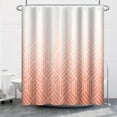 thumbnail image 1 of Red Shower Curtain Set with Hooks Boho Ombre Shower Curtain 72x84inches Minimalism Geometric Lines Waterproof Fabric Shower Curtains for Bathroom, 1 of 1