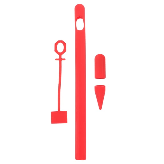 Red Silicone Stylus Case with and Anti- Grip for Secure and Comfortable Use