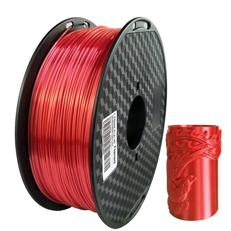 Red Silk 3D Printer PLA Filament 1.75mm 1Kg 3D Pen Printing Materials Smooth Filament