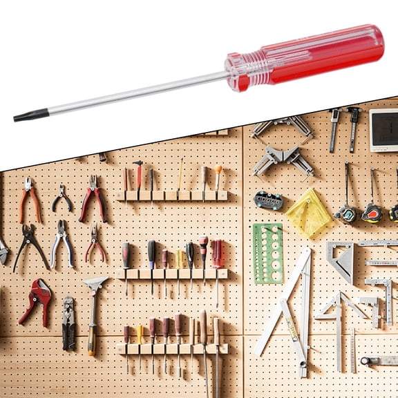 Red Silver Precision Screwdriver Set T6 T7 T8 T9 for Xbox 360 Wireless Controller PS3 Hard Drive Cell Phone Opening Chromium Vanadium Alloy Steel Tool 133mm