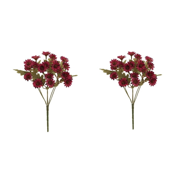 Red Simulation Chrysanthemum Flowers For Home Decor Wedding Party Balcony Use