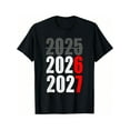 thumbnail image 1 of Red Six Seven Numbers Year 2026 2027 Unisex Short Sleeve Graphic T-Shirt, 1 of 6