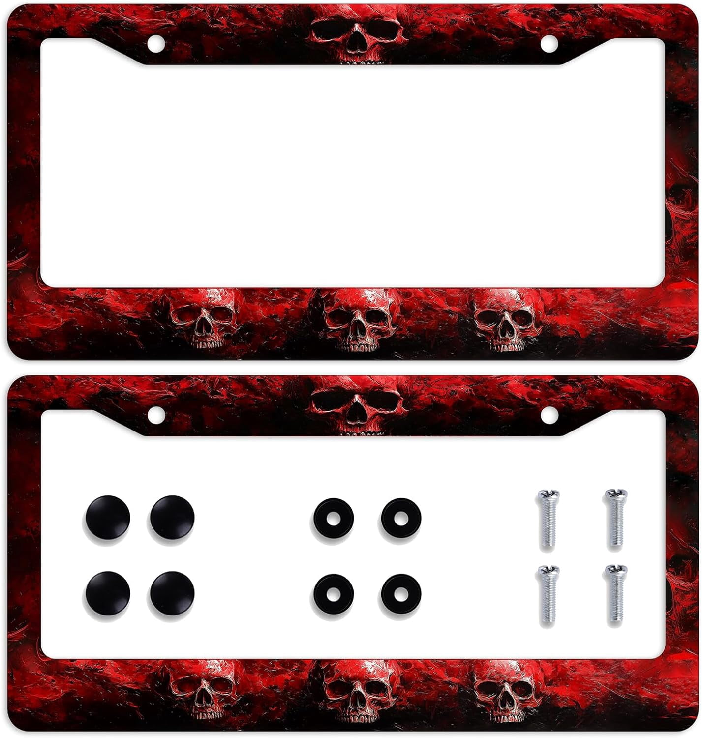 Skull License Plate Frame