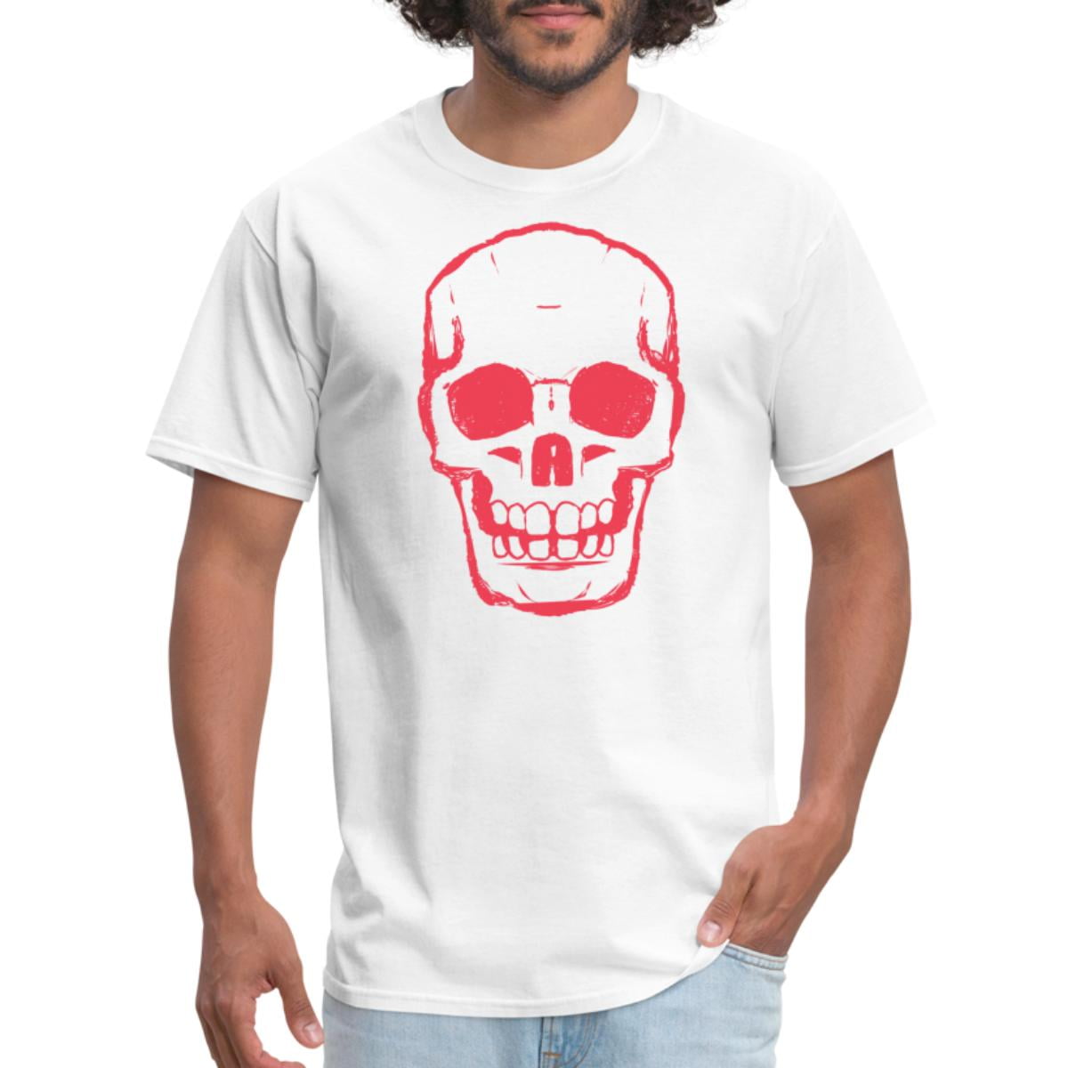 Red Skull Unisex Men's Classic T-Shirt - Walmart.com