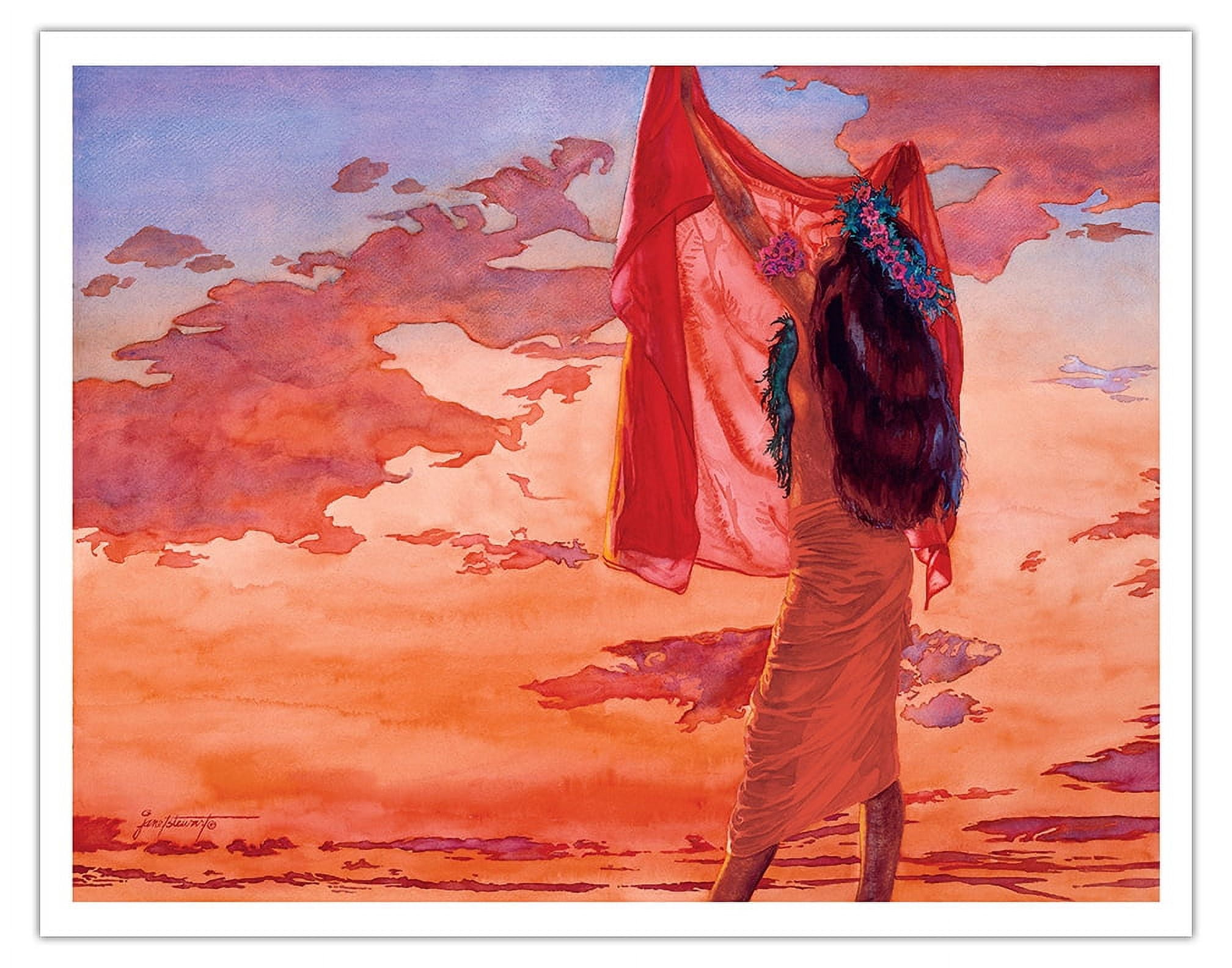 Red Sky (Ka Lani Mākole) Hawaiian Sunset From an Original