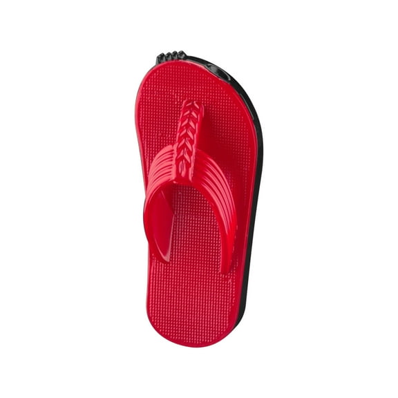 Red Slipper Shaped Lighter, Novelty Flip-Flop Design With Bottle Opener, Refillable Butane Fuel, 77X30Mm