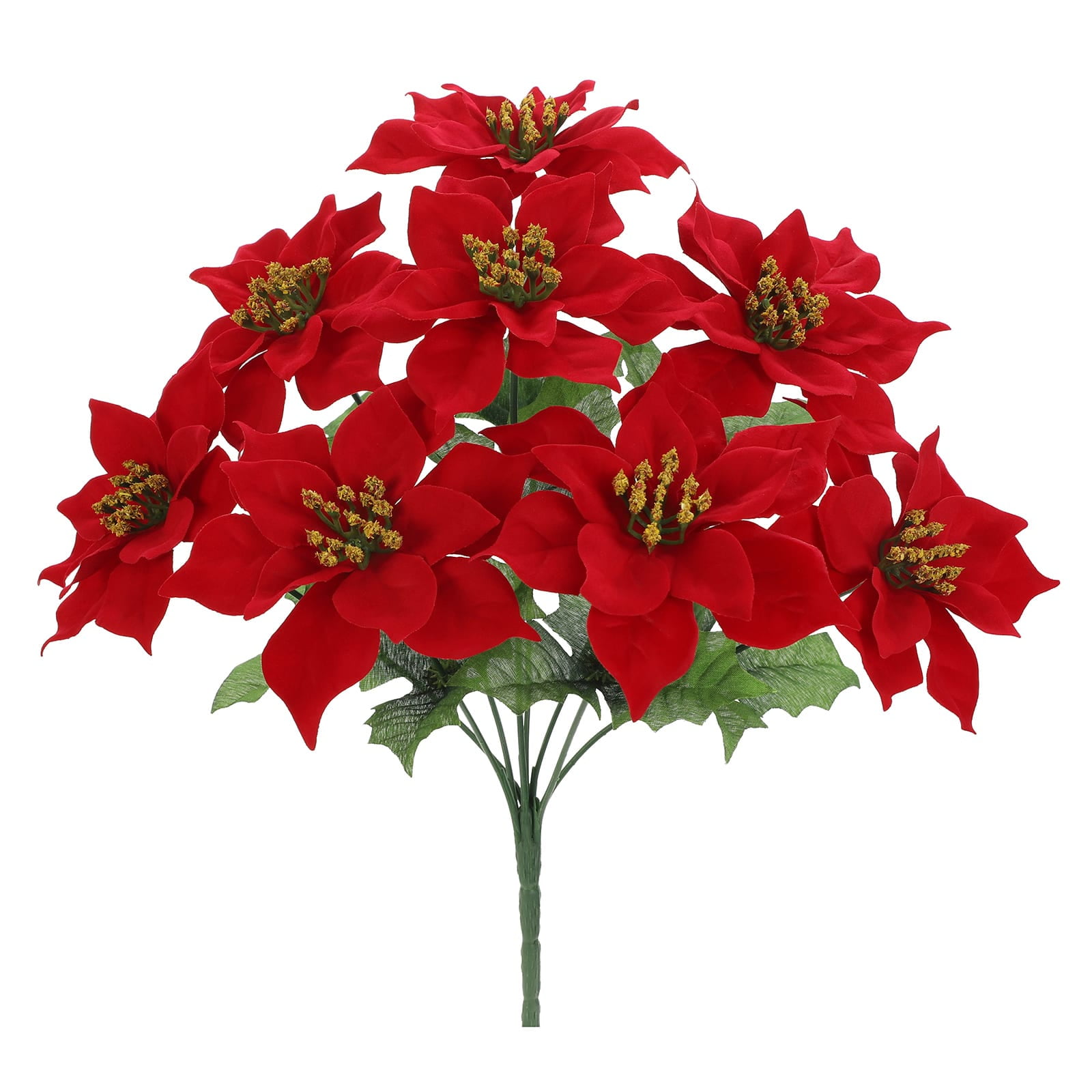 Red Small Poinsettia Bush by Ashland®-Christmas Floral, Arrangements ...