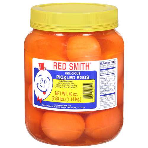 Red Smith Pickled Eggs, 40 Oz.