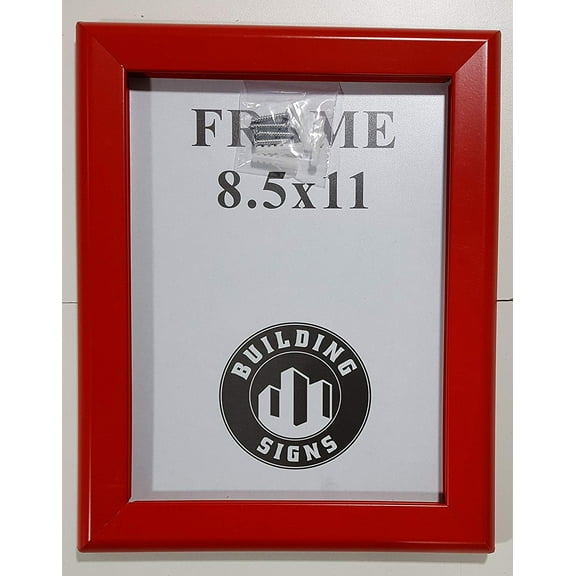 Red Snap Poster Frame heavy duty !!! / Picture Frame / notice frame 8.5 x 11 Front Load Easy Open Snap frame Heavy Duty !!!