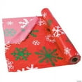 thumbnail image 1 of Red Snowflake Printed Tablerolls - Party Supplies - 1 Piece, 1 of 2