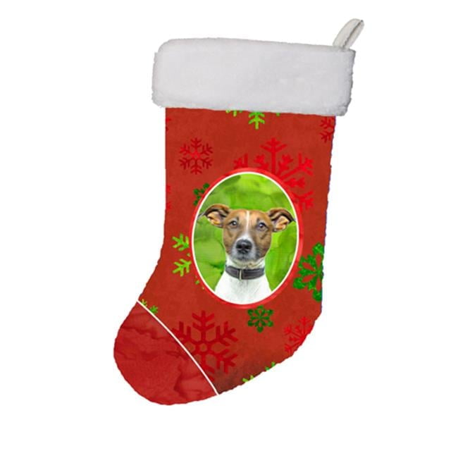 Tesori Di Caroline Bandiera Da Giardino Jack Russell Terrier Con Fiocchi Di Neve | 27,9x38,1 Cm Double Face