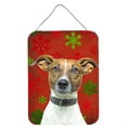 thumbnail image 1 of Red Snowflakes Holiday Christmas  Jack Russell Terrier Wall or Door Hanging Prints, 1 of 2