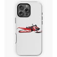 thumbnail image 1 of Red Snowmobile Cartoon Drawing M0652 Phone Case for iPhone 17 16 15 14 13 12 11 Pro Max, 1 of 2
