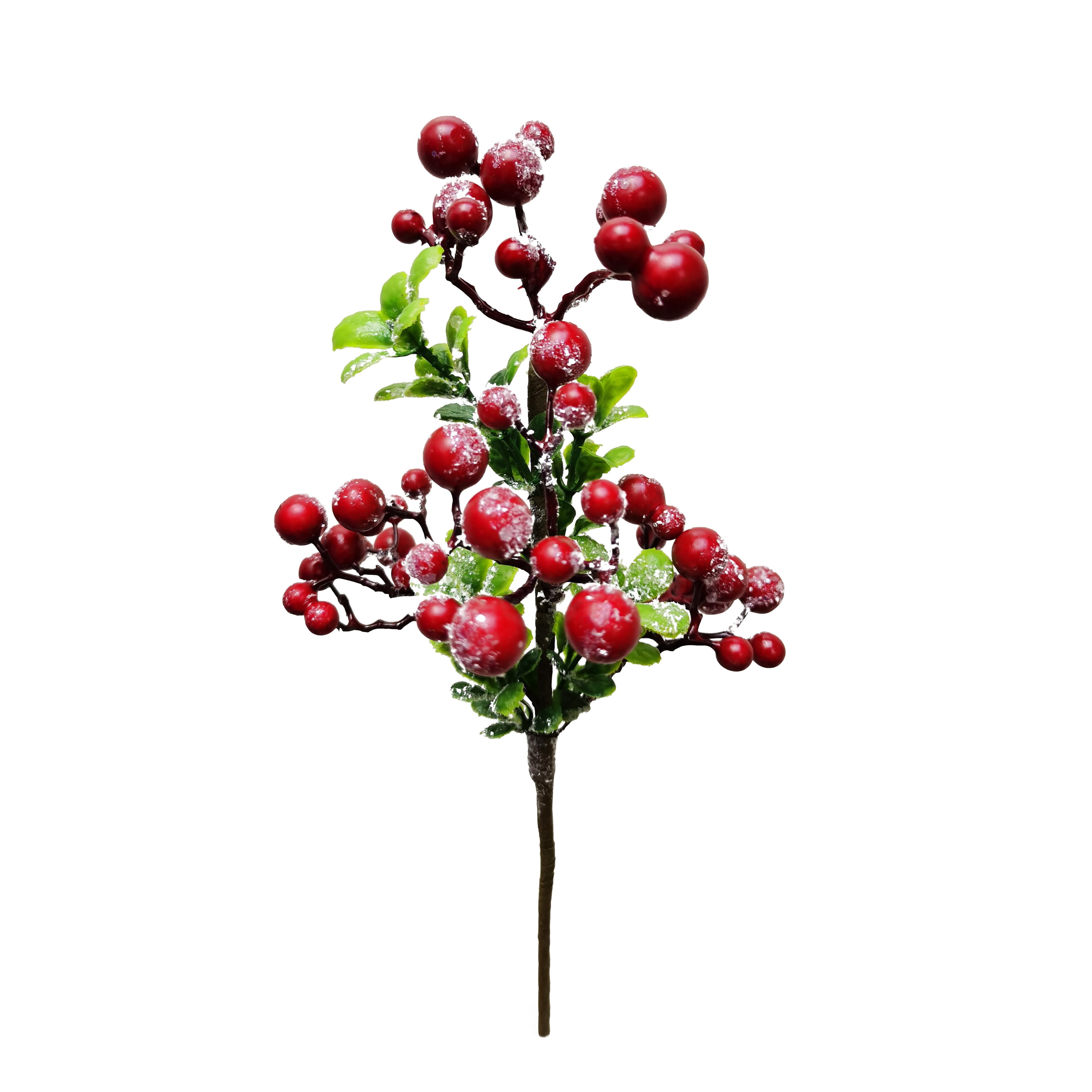 Red Snowy Berry & Greenery Pick by Ashland - Christmas Florals for Home Dcor and Crafting