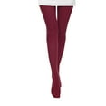 thumbnail image 1 of Red Socks Autumn Burnish Opaque Tights Candy Color Leggings Tights Trample, 1 of 1