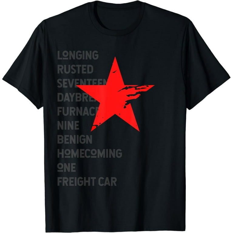 Red Soldier Trigger Words Winter Star Two Hero T-Shirt Red Soldier Trigger Words Winter Star Two Hero T-Shirt