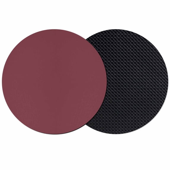 Red Solid Color Coasters Set of 2, Absorbent Coasters for Drinks, Aesthetics Contemporary Luxury Coaster for Desk Coffee Table Protection, Home Decor House Warming Gifts 4"