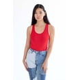 thumbnail image 1 of Ragstock Red Solid Racerback Bodysuit, 1 of 4