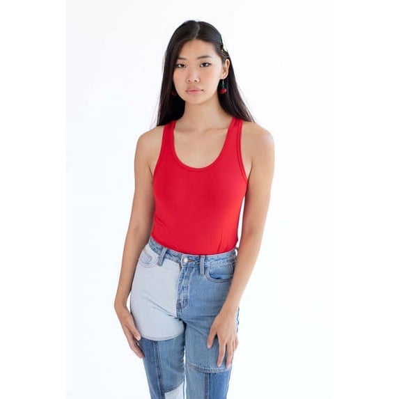 Ragstock Red Solid Racerback Bodysuit