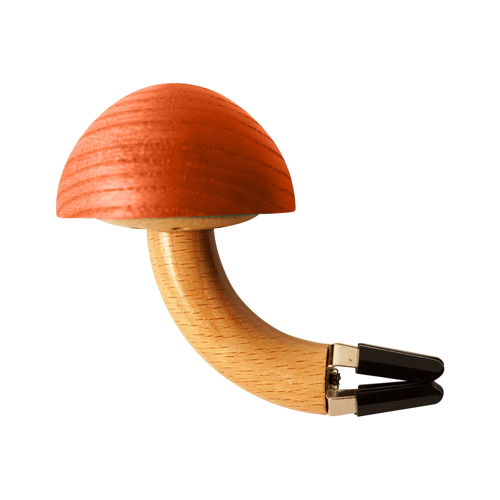 Red Solid Wood Car Aromatherapy Diffuser Mushroom Shape Vent Clip Air ...