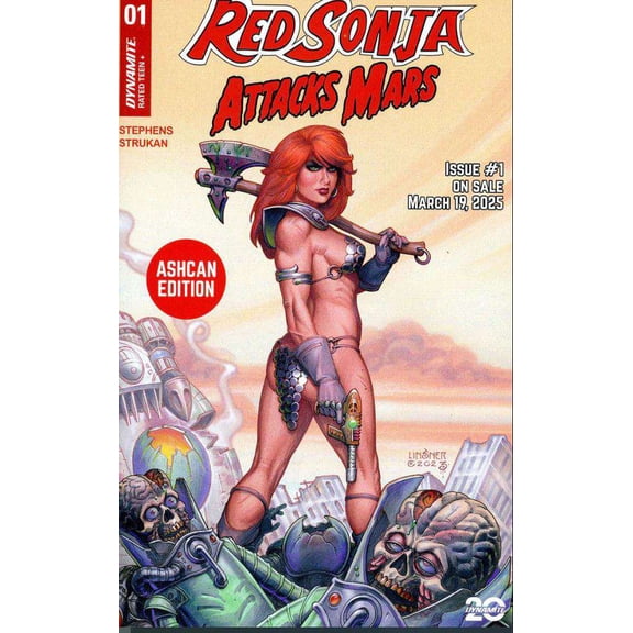 Red Sonja Attacks Mars B
