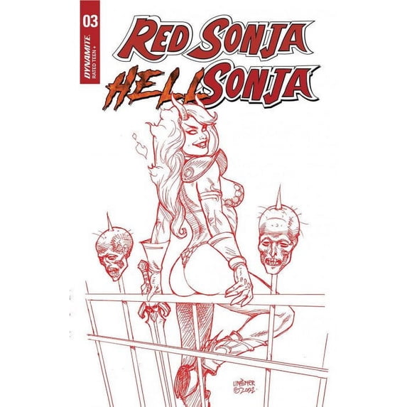 Red Sonja Hell Sonja #3O VF ; Dynamite Comic Book