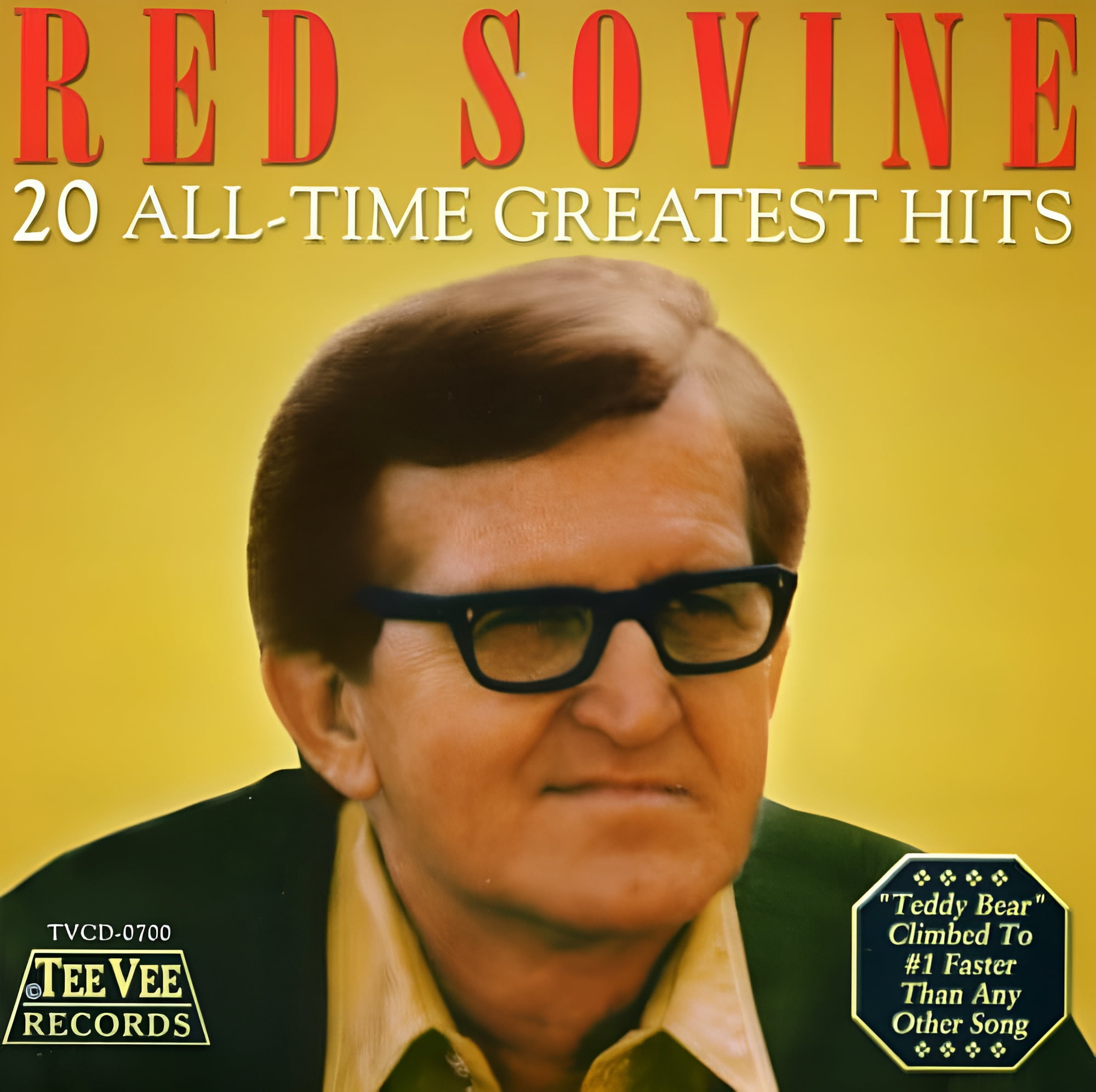 TEEVEE RECORDS Red Sovine - 20 All Time Greatest Hits - Music & Performance - CD