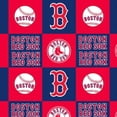 thumbnail image 1 of Red Sox Checker Fleece (1 Yard), 1 of 1