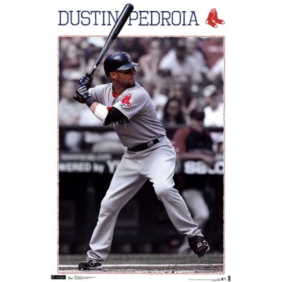 Red Sox - D Pedroia 12 Poster Print (22 x 34)