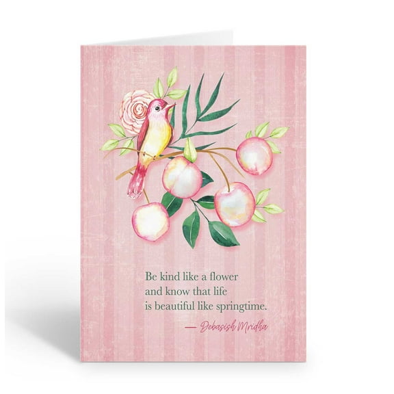 Red Sparrow Bird Blank Note Card - 10 Note Cards and Envelopes - Birds - B14484