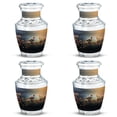thumbnail image 1 of Red Sparrow With Yellow Flowers Urn For Ashes, Small Urns for Human Ashes, Memorial Urns For Human Ashes Adult Female, Keepsake Cremation Urns For Ashes, Funeral Urns For Burial 3 Inch, 4pcs, 1 of 5