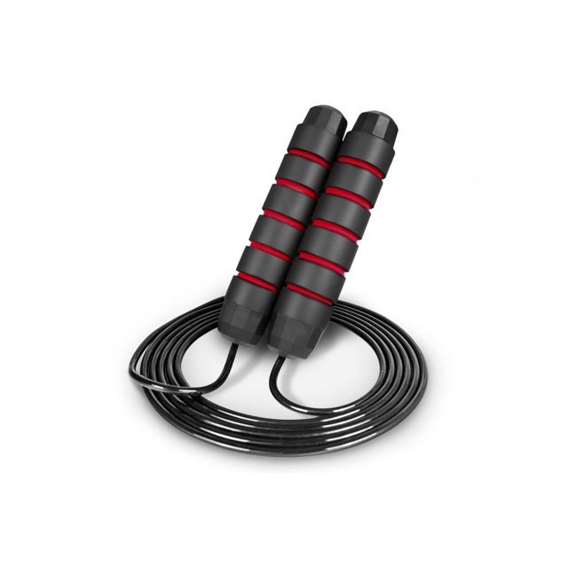 Red Speed Jump Rope, 8foot adjustable length for men and women, foam