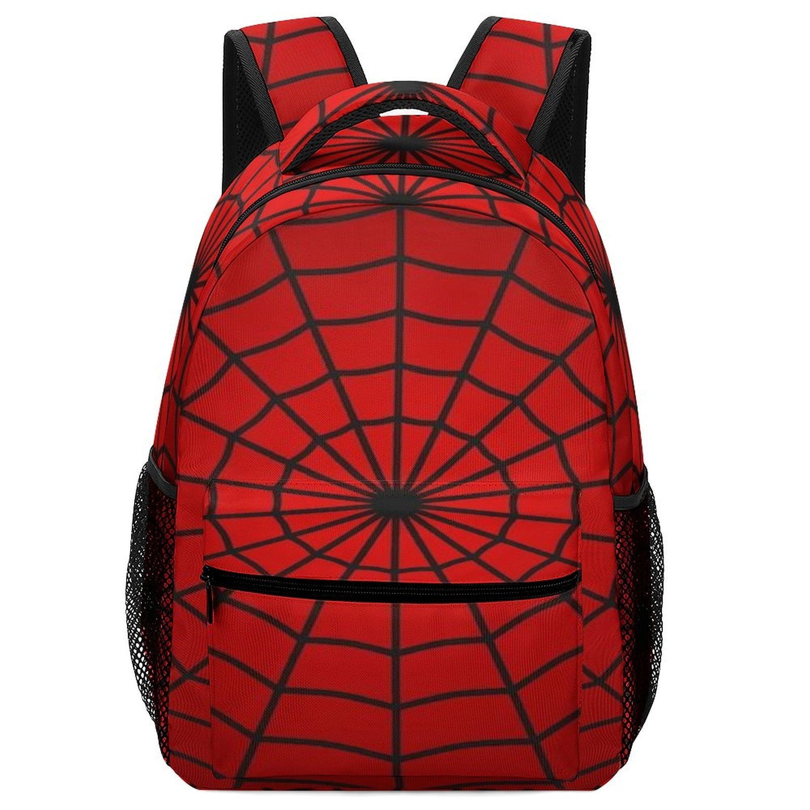Red Spider Web Backpack for Business Daypack College Canvas  display picture 2