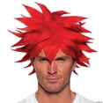 thumbnail image 1 of Red Spikey Anime Adult Wig, 1 of 1
