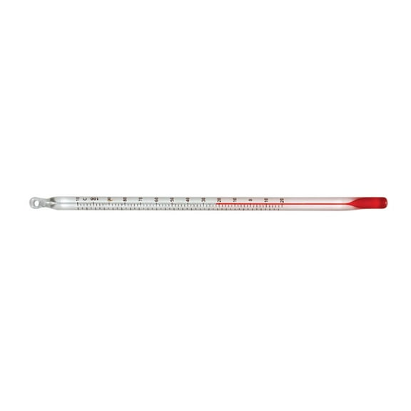 Red Spirit-Filled Partial Immersion 6" Thermometer (-10 To 110 C; 0 To 230 F)