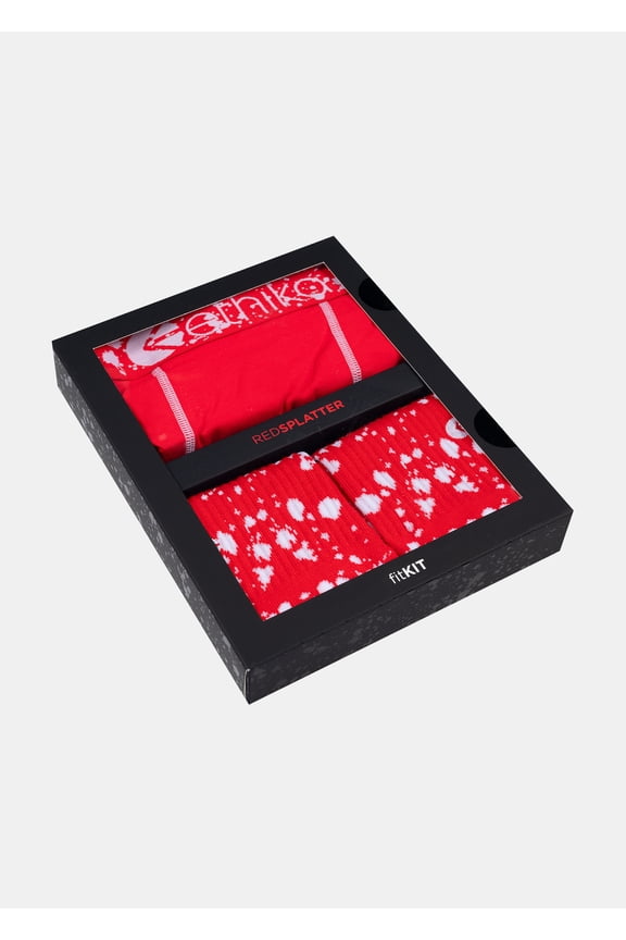 Red Splatter | Mens Fit Kit