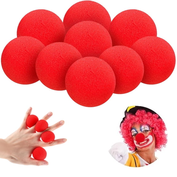 Red Sponge Balls Soft Magic Sponge Balls Combo Close-Up Magic Street Classical Comedy Trick Props with Instructions(20 Pieces )