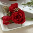thumbnail image 1 of Red Spray Rose Boutonniere, 1 of 1