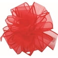thumbnail image 1 of Red Spring Sheer Wired Ribbon, 1 of 1