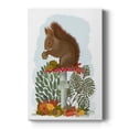 thumbnail image 1 of Red Squirrel On Mushroom Premium Gallery Wrapped Canvas - Ready to Hang, 1 of 9