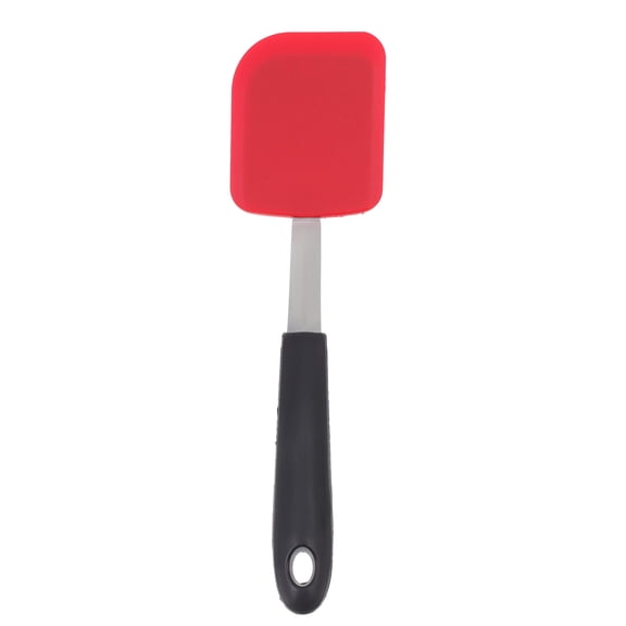 Red Stainless Steel Cookware Set with Silicone Pancake Spatula and Fish Turner Spoon for Everyday Cooking Needs