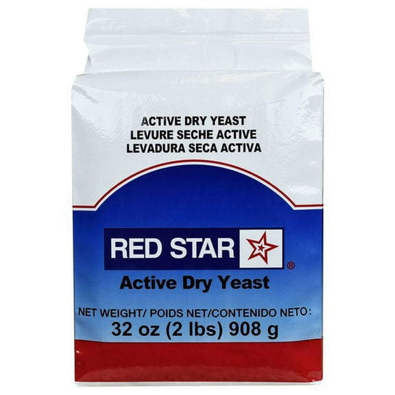 Red Star Active Dry Yeast, 32 oz Pouch, (Pack of 3)