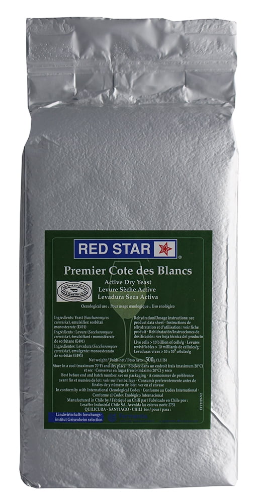 Red Star Premier Blanc Wine Yeast (5g Packets) | 55-Pack For Fermenting White Wines, Ciders, Meads & Fruit Juices