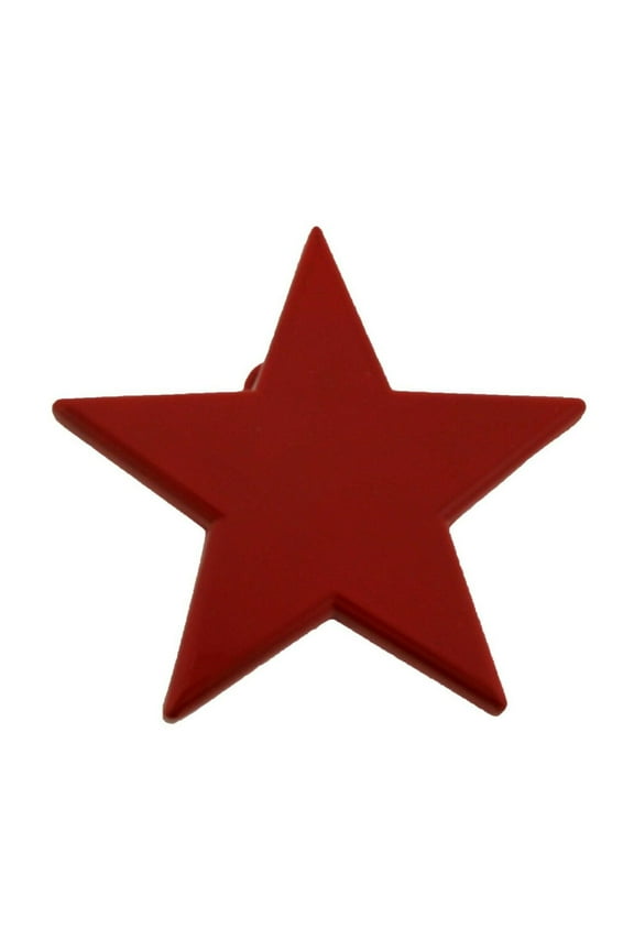 Red Star Belt Buckle Unisex Fashion Metal Plain