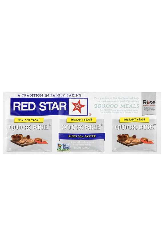 Red Star Platinum Yeast, 0.75-Ounces, 3-Pack Strip (Instant Yeasts)