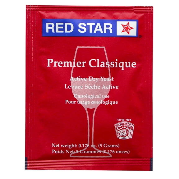 Red Star Premier Classique formerly Montrachet Yeast -1 Pack