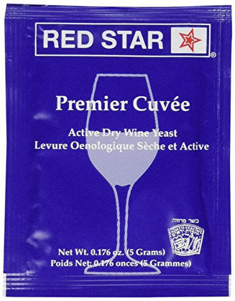 Red Star Premier Cuvee Wine Yeast, 5g 10Pack
