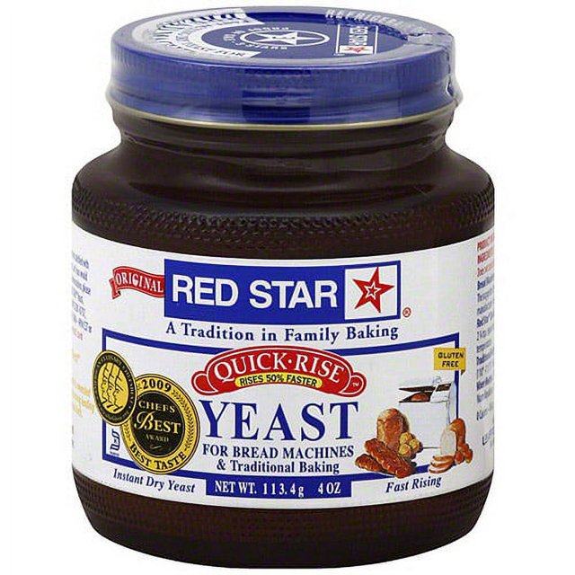 Red Star Quick Rise Yeast, 4 oz (Pack of 12)